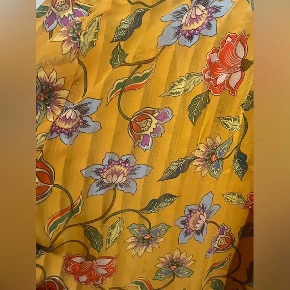 NWT Nanette Lepore Floral Long Sleeve Blouse - Picture 10 of 12